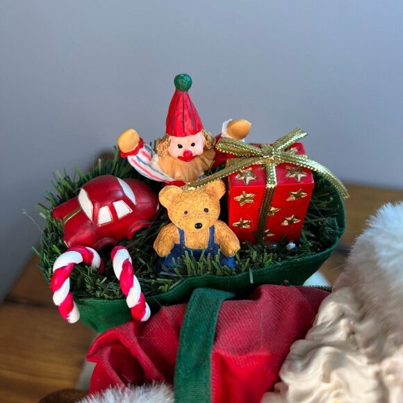 Santa Clause Clothtique Style figure chimney bag roof lantern boots Christmas - Picture 5 of 13